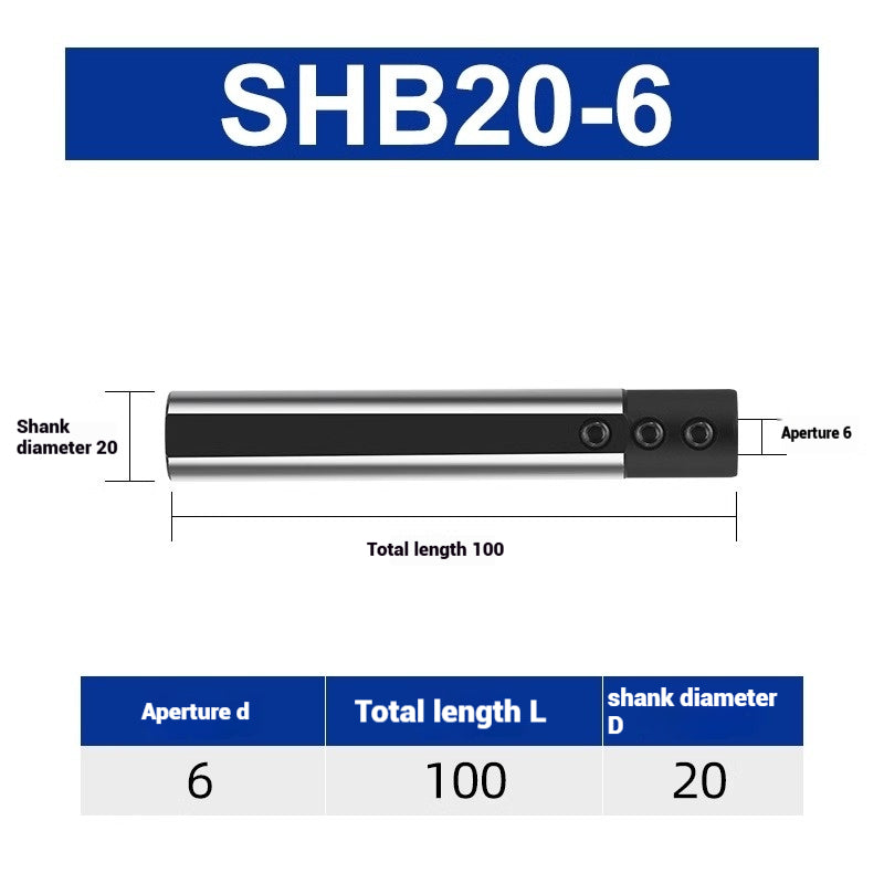 1130-MUR Small Bore Bore Cutter Small Bore Boring Bar Integral Tungsten Carbide SBUR6 90 Degree Flat Bottom Small Bore Bore Cutter Shandong Denso Pricision Tools Co.,Ltd.